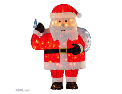 RRP $429 FREE SHIPPING. 81cm Christmas Santa Displ...
