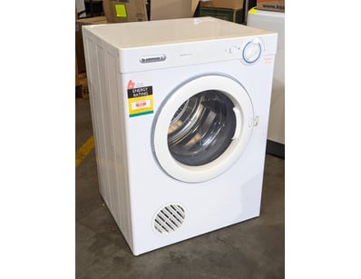 Simpson 5kg vented clothes dryer in white. Feature...