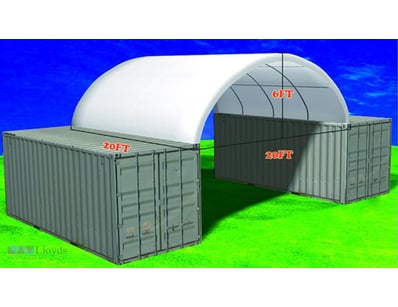 Unused Heavy duty 20ft Container Shelter, Model: C...
