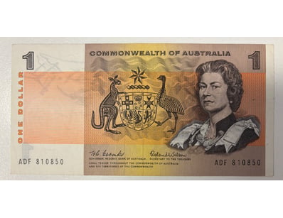 COMMONWEALTH OF AUSTRALIA ONE DOLLAR NOTE

R71 (...