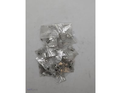 MIXED COLLECTION OF SILVER COLOURED LOCKET CHARMS
...