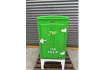 7UP Branded Vintage Refrigerator - Used /