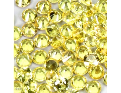 NATURAL 3.07CT DIAMOND CUT YELLOW SAPPHIRE LOT 81 ...
