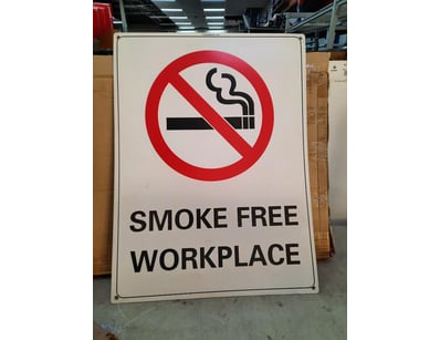 Signage "smoke free workplace".

Dimensions: 60cm ...