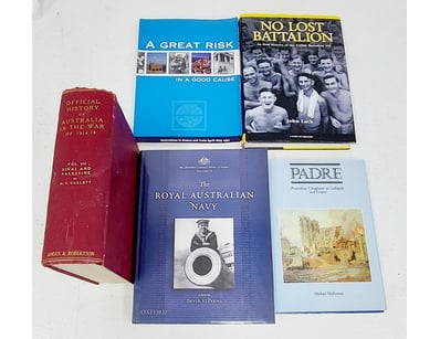 COLLECTION OF AUSTRALIAN MILITARY HISTORY BOOKS - ...