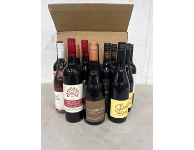Assorted Wine, Includes Shiraz, Terra Rossa, Caber...