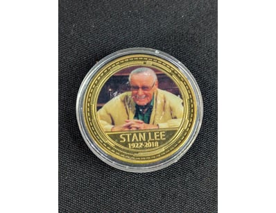 STAN LEE COMMEMORATIVE GOLD COIN 1922-2018

Cond...