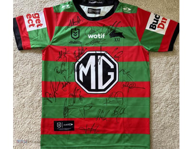 SOUTH SYDNEY 2026 SQUAD SIGNED JERSEY 

A South Sy...
