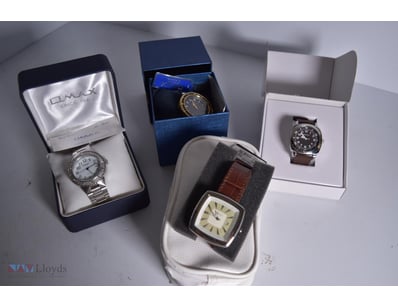 Assortment Of Watches In Original Boxes, As Shown,...