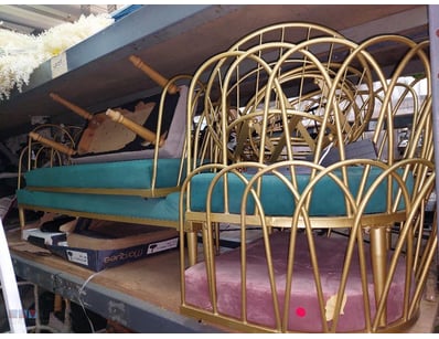 Vintage mid-century modern  furniture set comprisi...