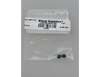 

BLACK SAPPHIRE
QTY X 2

0.44CTS
.097X3.02X1.89
...