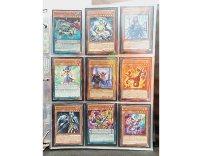 YU-GI-OH! BINDER COLLECTION LOT - HOLOGRAPHIC MONS...