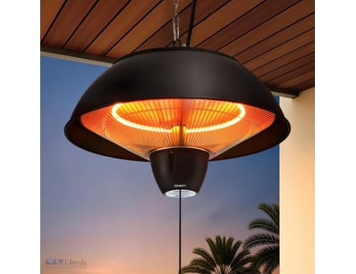 RRP $199. Devanti 1500W Electric Patio Infrared He...