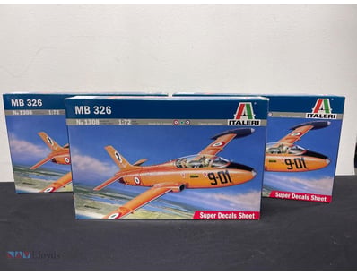 ITALERI MB 326 AIRCRAFT MODEL KIT NO. 1308

Item S...