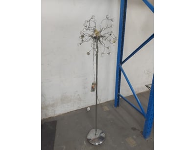 Floor Lamp, Metal Style, Silver Finish

Dimensio...