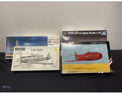VINTAGE SCALE MODEL AIRCRAFT AND MILITARY VEHICLE ...