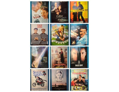 COLLECTION OF MOVIE POSTERS, INCLUDING THE WAR, FA...