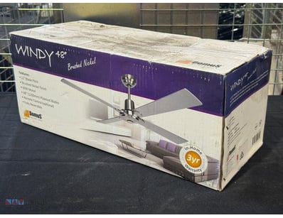 RRP $149.90 WINDY-48-B Ceiling Fan