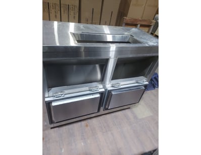 Ice Maker Vessel, Stainless Steel, 2 Doors

DIMENS...