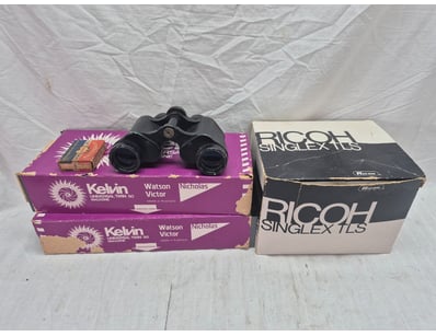 COLLECTION OF OPTICS AND ACCESSORIES, 
RICOH FILM...