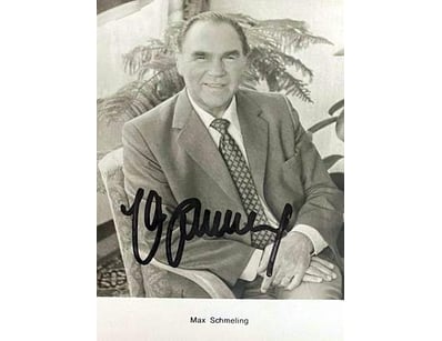 MAX SCHMELLING HAND SIGNED PHOTO

A 4 X 6 Photo ...