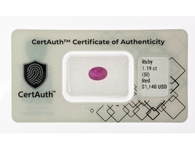 1.19CT RED OVAL RUBY

1.19Ct Ruby Corundum, Red,...