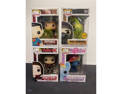 FUNKO POP VINYL FIGURE COLLECTION - HEROES, MOVIES...