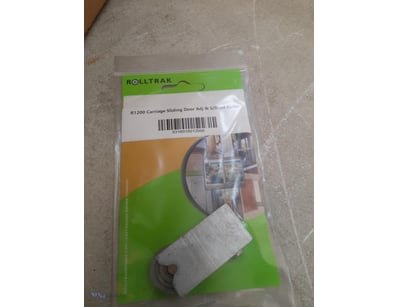 Rolltrak, R1200 carriage sliding door adj and s/st...
