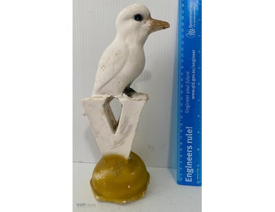 Vintage Australian "Chalkware" "Victory" Kookaburr...