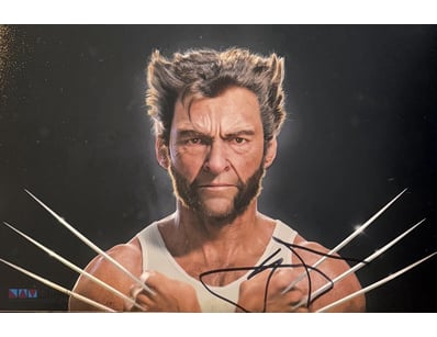 HUGH JACKMAN SIGNED WOLVERINE PHOTO

Hugh Jackman ...