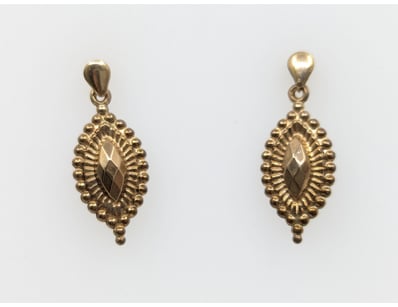 9K YELLOW GOLD DROP EARRINGS

Vendor Advises: Ci...