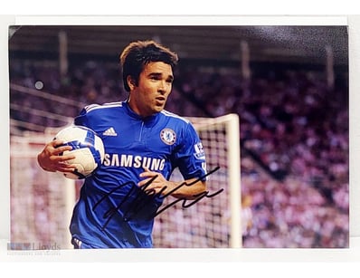 DECO HAND HAND SIGNED CHELSEA FC SOCCER/FOOTBALL P...