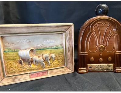 VINTAGE COLLECTIBLE DECANTERS - PIONEER BROADCASTE...
