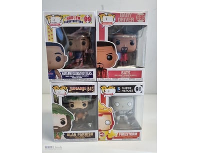 FUNKO POP VINYL FIGURE COLLECTION - FOUR BOXED FIG...