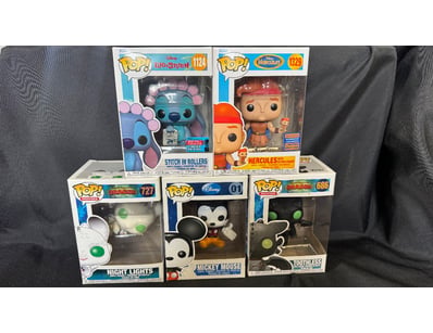 LOT OF 5 FUNKO POP! DISNEY COLLECTIBLE VINYL FIGUR...