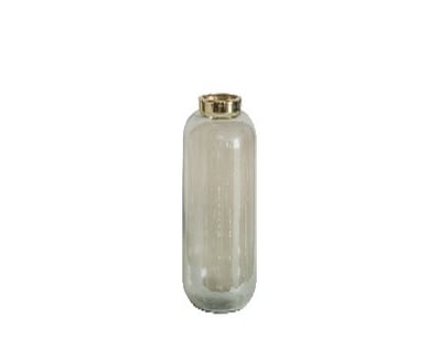 RRP: $59, Rodenbek Lustre Vase Green 140x140x240mm...