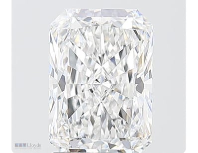 4.04 CT D/VVS2 IGI CERTIFIED RADIANT CUT LAB GROWN...