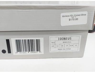 Idoneus ID1 Cricket Shoe in US size 11 (UK 10, EUR...