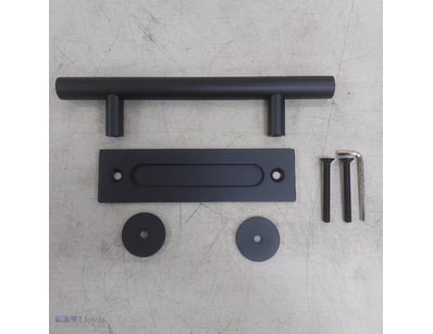 BARN DOOR KIT Round Pull Handle plus Flush Pull Se...