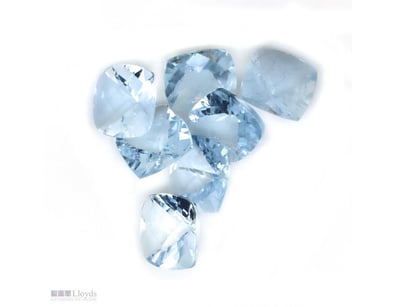 5.29CT TSW X 7, NATURAL BERYL AQUAMARINES     

Cu...