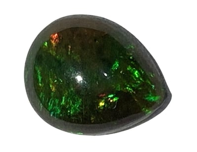 1.43 CARAT CERTIFIED NATURAL BLACK OPAL

Identif...