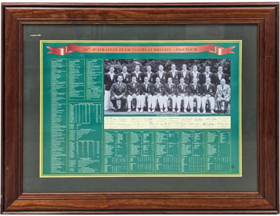 'INCREDIBLE INVINCIBLES' 20TH AUSTRALIAN TEAM TO G...