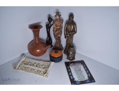 Vintage Style Décor Ornaments/Sculptures Etc , Qty...