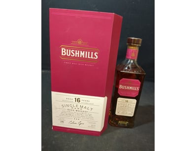 Bushmills Single Malt Rare Irish Whiskey, aged 16 ...
