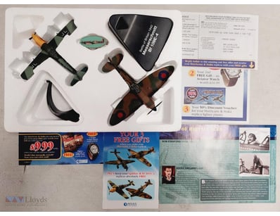 1:72 SCALE ATLAS EDITIONS WWII FIGHTER PLANE DIE-C...