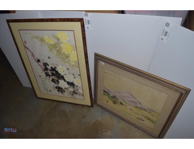 Deceased Estate Artwork Lot, Various Abstract Piec...