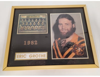ERIC GROTHE SIGNED PHOTOGRAPH

Item Size: Height: ...