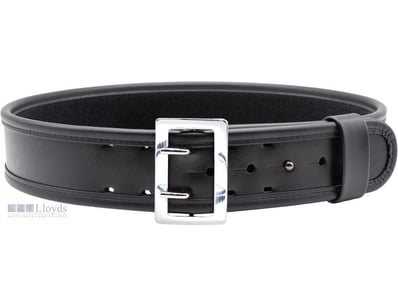 Bianchi 7960 PLN Black Sam Browne Belt with Chrome...
