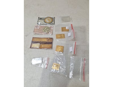 Variety of  Novelty bars & coins

