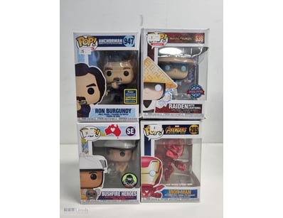 FUNKO POP VINYL FIGURE COLLECTION (ANCHORMAN, MORT...
